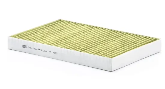 Filter, Innenraumluft Motorraum Beifahrerseite, unter der Wasserkastenabdeckung MANN-FILTER FP 3037 Bild Filter, Innenraumluft Motorraum Beifahrerseite, unter der Wasserkastenabdeckung MANN-FILTER FP 3037