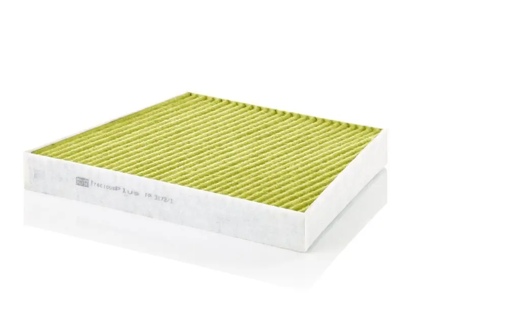 Filter, Innenraumluft Motorraum Beifahrerseite, unter der Wasserkastenabdeckung MANN-FILTER FP 3172/1