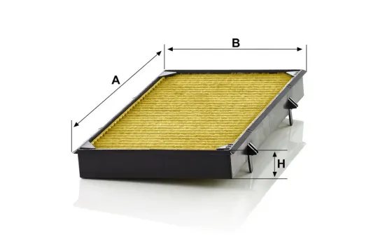 Filter, Innenraumluft Motorraum, Lufteinlass links MANN-FILTER FP 3454 Bild Filter, Innenraumluft Motorraum, Lufteinlass links MANN-FILTER FP 3454