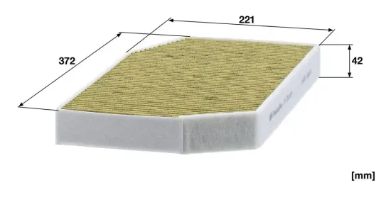 Filter, Innenraumluft MANN-FILTER FP 38 004 Bild Filter, Innenraumluft MANN-FILTER FP 38 004