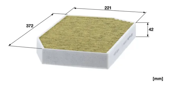 Filter, Innenraumluft MANN-FILTER FP 38 004/1 Bild Filter, Innenraumluft MANN-FILTER FP 38 004/1