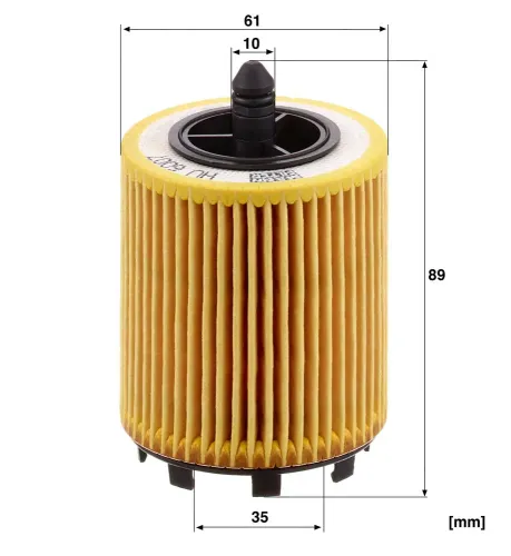 Ölfilter MANN-FILTER HU 6007 x Bild Ölfilter MANN-FILTER HU 6007 x