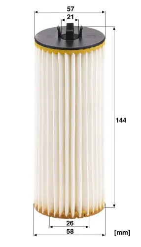 Ölfilter MANN-FILTER HU 6008/1 z Bild Ölfilter MANN-FILTER HU 6008/1 z