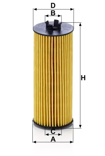 Ölfilter MANN-FILTER HU 6009 z Bild Ölfilter MANN-FILTER HU 6009 z