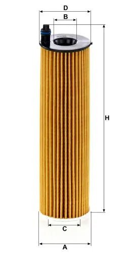 Ölfilter MANN-FILTER HU 6020 z Bild Ölfilter MANN-FILTER HU 6020 z
