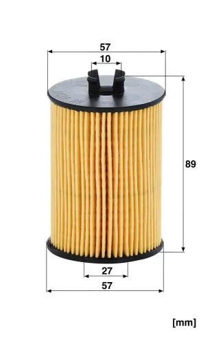 Ölfilter MANN-FILTER HU 612/1 x Bild Ölfilter MANN-FILTER HU 612/1 x