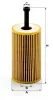 Ölfilter MANN-FILTER HU 612 x Bild Ölfilter MANN-FILTER HU 612 x