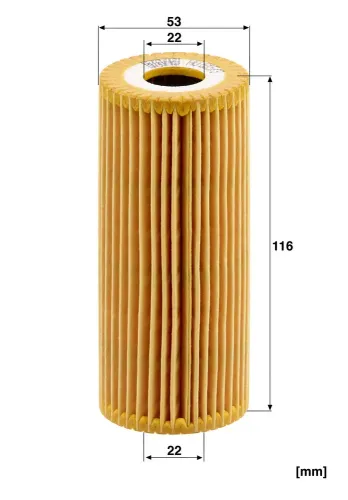 Ölfilter MANN-FILTER HU 615/3 x Bild Ölfilter MANN-FILTER HU 615/3 x