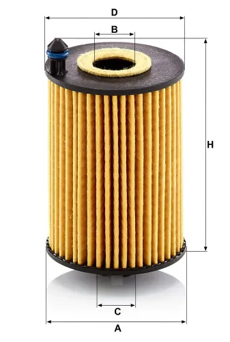 Ölfilter MANN-FILTER HU 7046 z Bild Ölfilter MANN-FILTER HU 7046 z