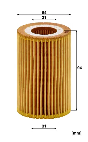 Ölfilter MANN-FILTER HU 712/9 x Bild Ölfilter MANN-FILTER HU 712/9 x