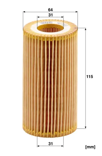 Ölfilter MANN-FILTER HU 718/1 n Bild Ölfilter MANN-FILTER HU 718/1 n