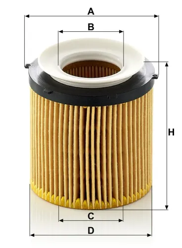 Ölfilter MANN-FILTER HU 8002 x KIT Bild Ölfilter MANN-FILTER HU 8002 x KIT