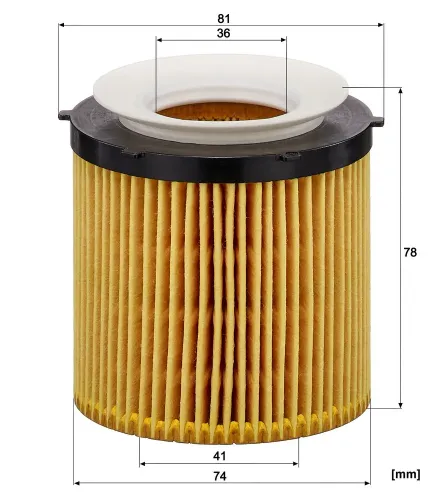 Ölfilter MANN-FILTER HU 8002 y Bild Ölfilter MANN-FILTER HU 8002 y