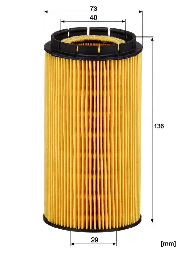 Ölfilter MANN-FILTER HU 8010 z Bild Ölfilter MANN-FILTER HU 8010 z