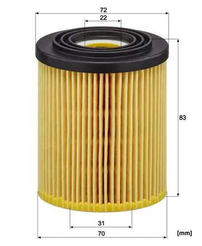 Ölfilter MANN-FILTER HU 816/2 x Bild Ölfilter MANN-FILTER HU 816/2 x