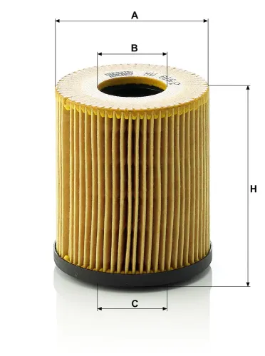 Ölfilter MANN-FILTER HU 816/2 x Bild Ölfilter MANN-FILTER HU 816/2 x
