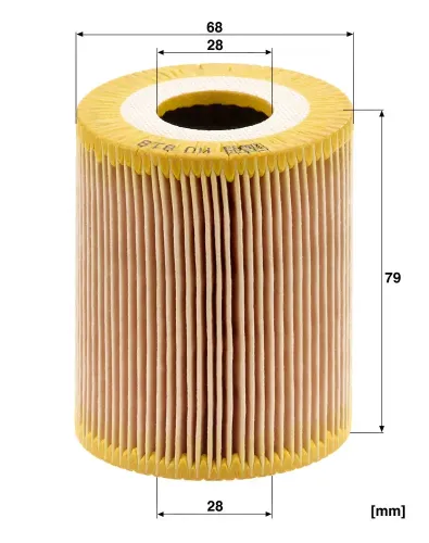 Ölfilter MANN-FILTER HU 818 x Bild Ölfilter MANN-FILTER HU 818 x