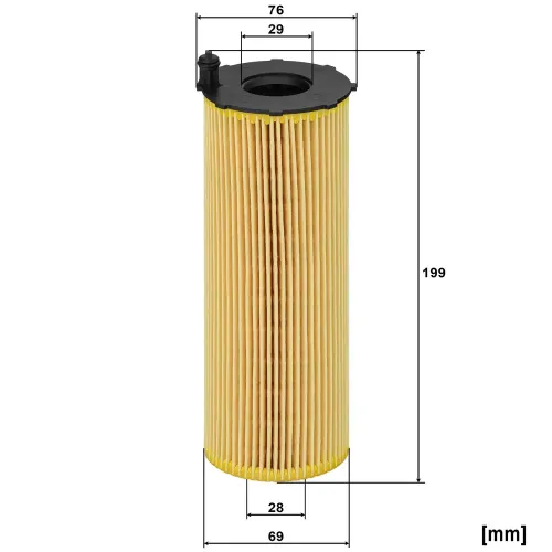 Ölfilter MANN-FILTER HU 831 x Bild Ölfilter MANN-FILTER HU 831 x