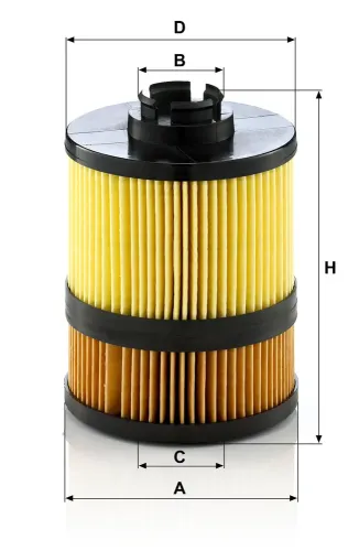 Ölfilter MANN-FILTER HU 9002 z Bild Ölfilter MANN-FILTER HU 9002 z