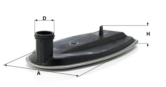 Hydraulikfilter, Automatikgetriebe MANN-FILTER H 182 KIT Bild Hydraulikfilter, Automatikgetriebe MANN-FILTER H 182 KIT