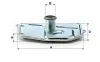 Hydraulikfilter, Automatikgetriebe MANN-FILTER H 199/1 Bild Hydraulikfilter, Automatikgetriebe MANN-FILTER H 199/1
