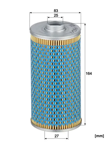 Ölfilter MANN-FILTER H 943/7 x Bild Ölfilter MANN-FILTER H 943/7 x