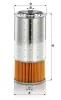 Ölfilter MANN-FILTER PF 1055/1 x Bild Ölfilter MANN-FILTER PF 1055/1 x