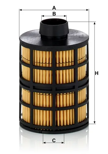 Kraftstofffilter MANN-FILTER PU 723 x Bild Kraftstofffilter MANN-FILTER PU 723 x
