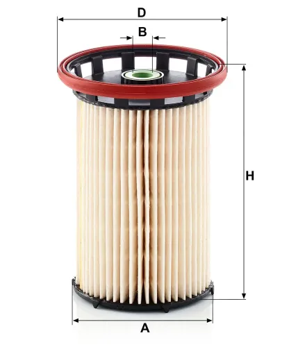 Kraftstofffilter MANN-FILTER PU 8007 Bild Kraftstofffilter MANN-FILTER PU 8007