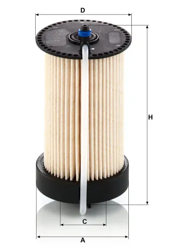 Kraftstofffilter MANN-FILTER PU 8046 z Bild Kraftstofffilter MANN-FILTER PU 8046 z