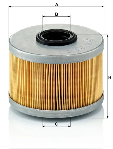 Kraftstofffilter MANN-FILTER P 716/1 x Bild Kraftstofffilter MANN-FILTER P 716/1 x