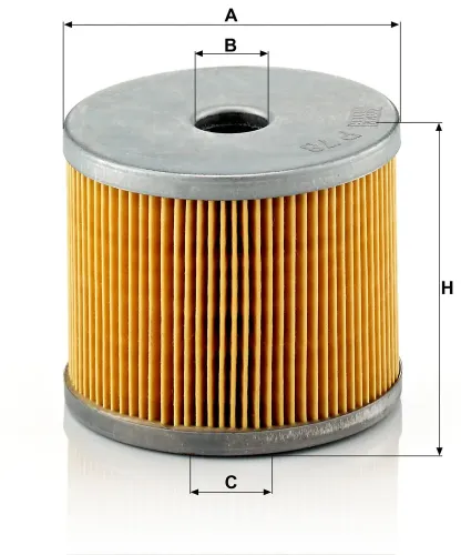 Kraftstofffilter MANN-FILTER P 78 x Bild Kraftstofffilter MANN-FILTER P 78 x