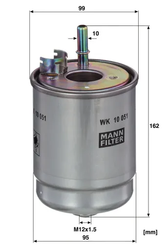 Kraftstofffilter MANN-FILTER WK 10 051 Bild Kraftstofffilter MANN-FILTER WK 10 051