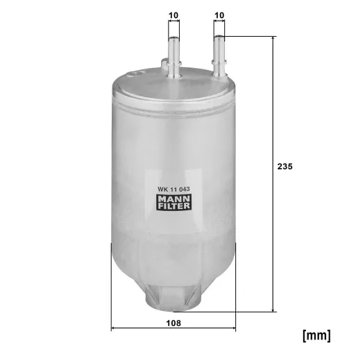 Kraftstofffilter MANN-FILTER WK 11 043 Bild Kraftstofffilter MANN-FILTER WK 11 043