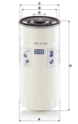 Kraftstofffilter MANN-FILTER WK 11 054 Bild Kraftstofffilter MANN-FILTER WK 11 054