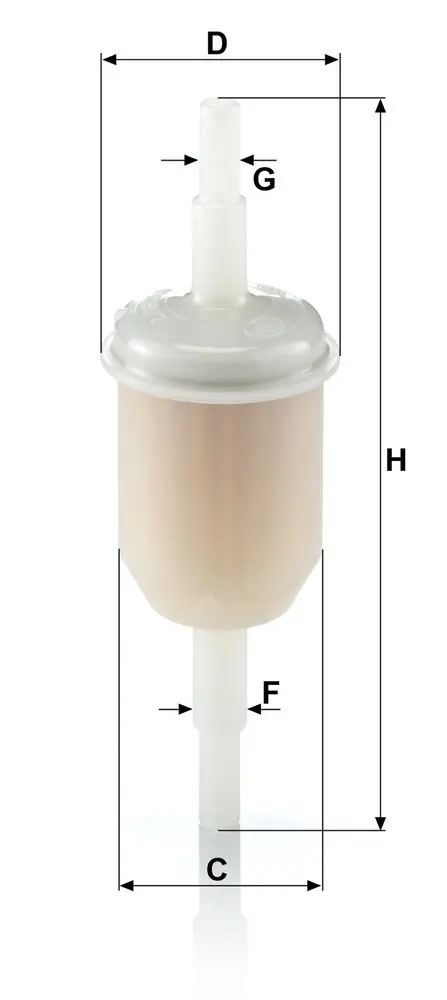 Kraftstofffilter MANN-FILTER WK 31/2