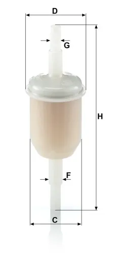 Kraftstofffilter MANN-FILTER WK 31/2 (10) Bild Kraftstofffilter MANN-FILTER WK 31/2 (10)