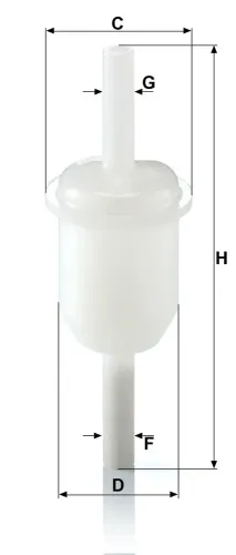 Kraftstofffilter MANN-FILTER WK 31/4 (10) Bild Kraftstofffilter MANN-FILTER WK 31/4 (10)