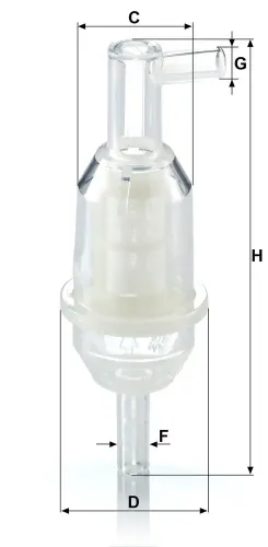 Kraftstofffilter MANN-FILTER WK 31/5 Bild Kraftstofffilter MANN-FILTER WK 31/5