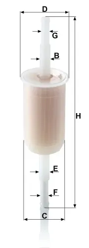 Kraftstofffilter MANN-FILTER WK 32 Bild Kraftstofffilter MANN-FILTER WK 32
