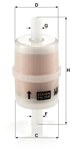 Kraftstofffilter MANN-FILTER WK 32/7 Bild Kraftstofffilter MANN-FILTER WK 32/7