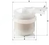 Kraftstofffilter MANN-FILTER WK 42/10 Bild Kraftstofffilter MANN-FILTER WK 42/10