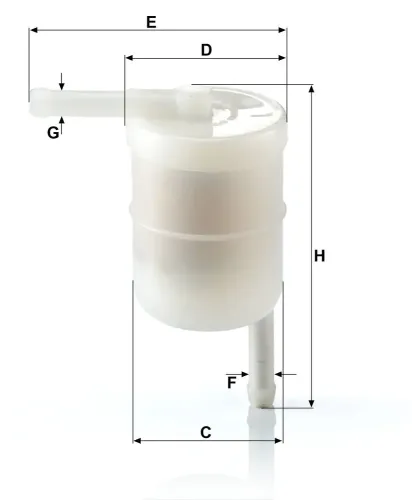 Kraftstofffilter MANN-FILTER WK 42/12 Bild Kraftstofffilter MANN-FILTER WK 42/12