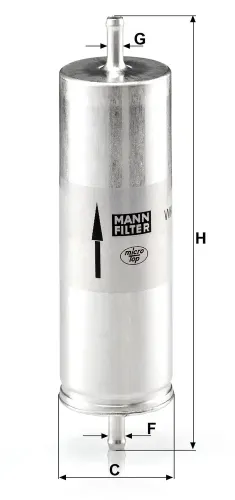 Kraftstofffilter MANN-FILTER WK 516 Bild Kraftstofffilter MANN-FILTER WK 516