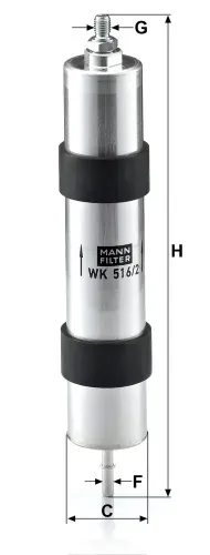 Kraftstofffilter MANN-FILTER WK 516/2 Bild Kraftstofffilter MANN-FILTER WK 516/2