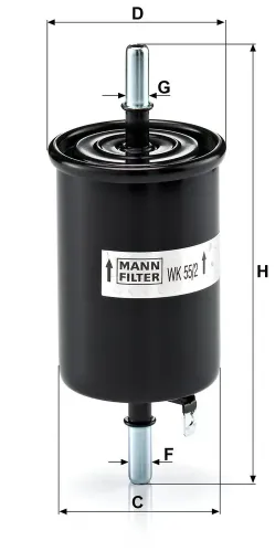 Kraftstofffilter MANN-FILTER WK 55/2 Bild Kraftstofffilter MANN-FILTER WK 55/2