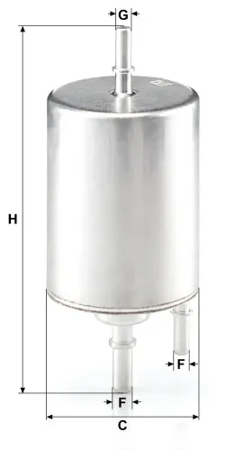 Kraftstofffilter MANN-FILTER WK 720/4 Bild Kraftstofffilter MANN-FILTER WK 720/4