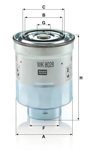 Kraftstofffilter MANN-FILTER WK 8028 z Bild Kraftstofffilter MANN-FILTER WK 8028 z