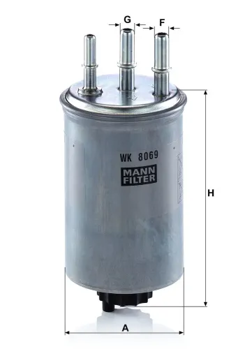 Kraftstofffilter MANN-FILTER WK 8069 Bild Kraftstofffilter MANN-FILTER WK 8069