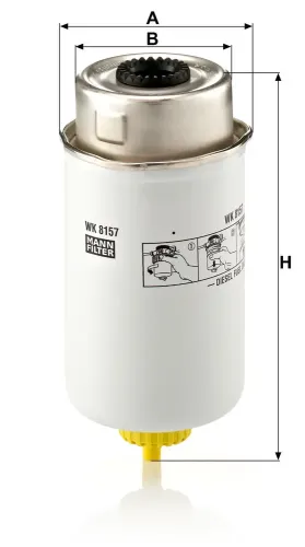 Kraftstofffilter MANN-FILTER WK 8157 Bild Kraftstofffilter MANN-FILTER WK 8157